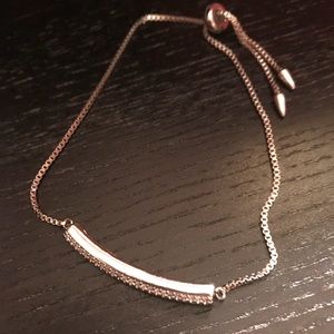 CZ diamond adjustable bracelet